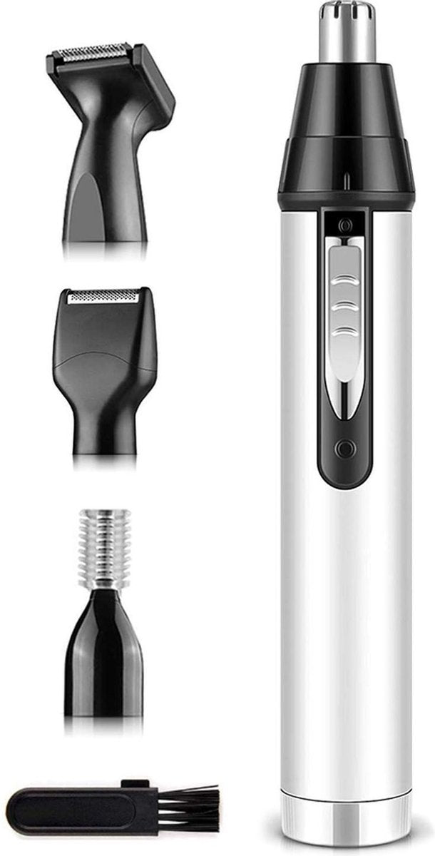 YONO Neustrimmer Multifunctioneel 4 in 1 - Wenkbrauw Trimmer - Oortrimmer - Oplaadbaar - Mannen en Vrouwen
