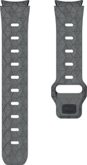 YONO Hexagon Bandje 20mm - Horlogebandje geschikt voor Samsung Galaxy Watch 7/6/5/4 (40/43/44/47mm Classic & Pro) - Donkergrijs