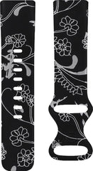 YONO Special Siliconen Bandje geschikt voor Fitbit Charge 5 / 6 - Bloemen - Small