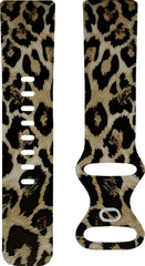 YONO Special Siliconen Bandje geschikt voor Fitbit Charge 5 / 6 - Leopard - Small