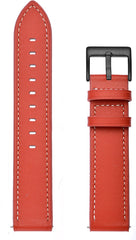 YONO Leer Bandje 22mm - Horlogebandje geschikt voor Samsung Galaxy Watch 46mm / 3 (45mm) / Gear s3 - Polar Vantage M2 / Grit X - Garmin Vivoactive 4 / Venu 2 - Huawei Watch GT 3 (pro) / 2 - Amazfit GTR - Rood