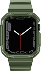 YONO Armor Rugged Bandje geschikt voor Apple Watch - 38 / 40 / 41 mm - Vervangende Armband geschikt voor iWatch Series 8/7/SE/6/5/4/3 - Donkergroen