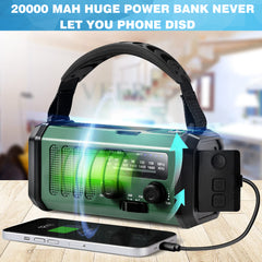 YONO Noodradio Solar Opwindbaar