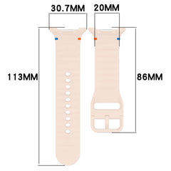 YONO Siliconen Samsung Galaxy Watch 8 Bandje - Roze - S/M