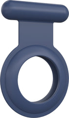 YONO Pin Case geschikt voor Apple AirTag - Hoesje Kind voor Binnenkant Kleding - GPS Tracker Kinderen - Speld Hanger - Siliconen Houder - Donkerblauw