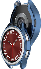 YONO Bumper geschikt voor Samsung Galaxy Watch 6 Classic - 43mm - Hoesje - Case - Blauw