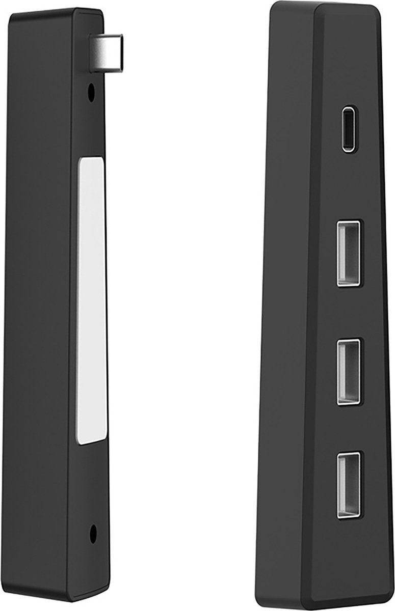 YONO USB Hub geschikt voor Playstation 5 SLIM - PS5 USB A en C - 4 Poorts - Zwart