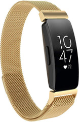 YONO Bandje geschikt voor Fitbit Inspire/HR/2 - Milanees - Goud – Small