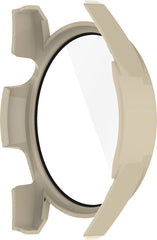 YONO Case geschikt voor Huawei Watch GT 3 - 46mm - Screen Protector Hoesje - Full Cover Bumper - Beige