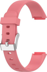 YONO Siliconen Bandje geschikt voor Fitbit Luxe - Roze - Small