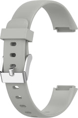 YONO Siliconen Bandje geschikt voor Fitbit Luxe - Grijs - Large