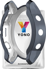 YONO Bumper geschikt voor Garmin Fenix 7 - Siliconen Hoesje - Bescherming Case - Donkergrijs