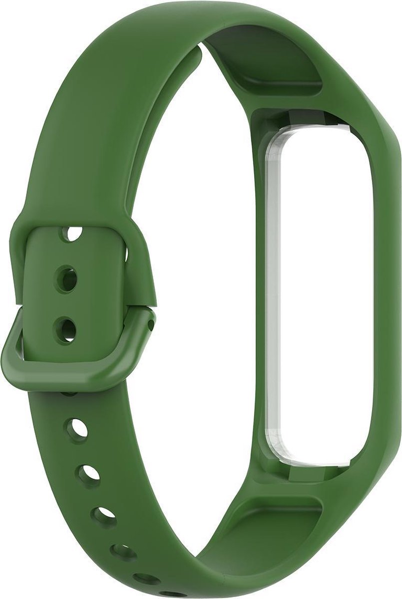 YONO Bandje geschikt voor Galaxy Fit 2 - Siliconen – Groen