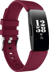 YONO Bandje geschikt voor Fitbit Inspire - HR - 2 - Siliconen - Paars - Small