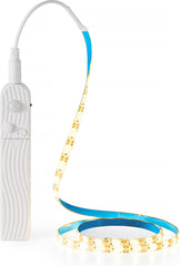 YONO Led Verlichting Strip met Bewegingssensor - Zelfklevend met Sensor voor Binnen - Warm Wit Licht - 1 Meter