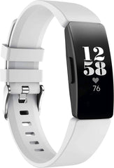 YONO Bandje geschikt voor Fitbit Inspire - HR - 2 - Siliconen - Wit - Large