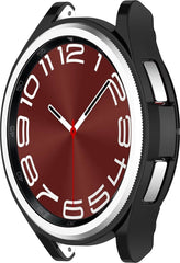 YONO Bumper geschikt voor Samsung Galaxy Watch 6 Classic - 43mm - Hoesje - Case - Zwart