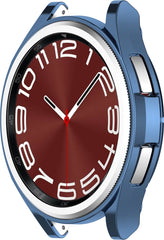 YONO Bumper geschikt voor Samsung Galaxy Watch 6 Classic - 43mm - Hoesje - Case - Blauw