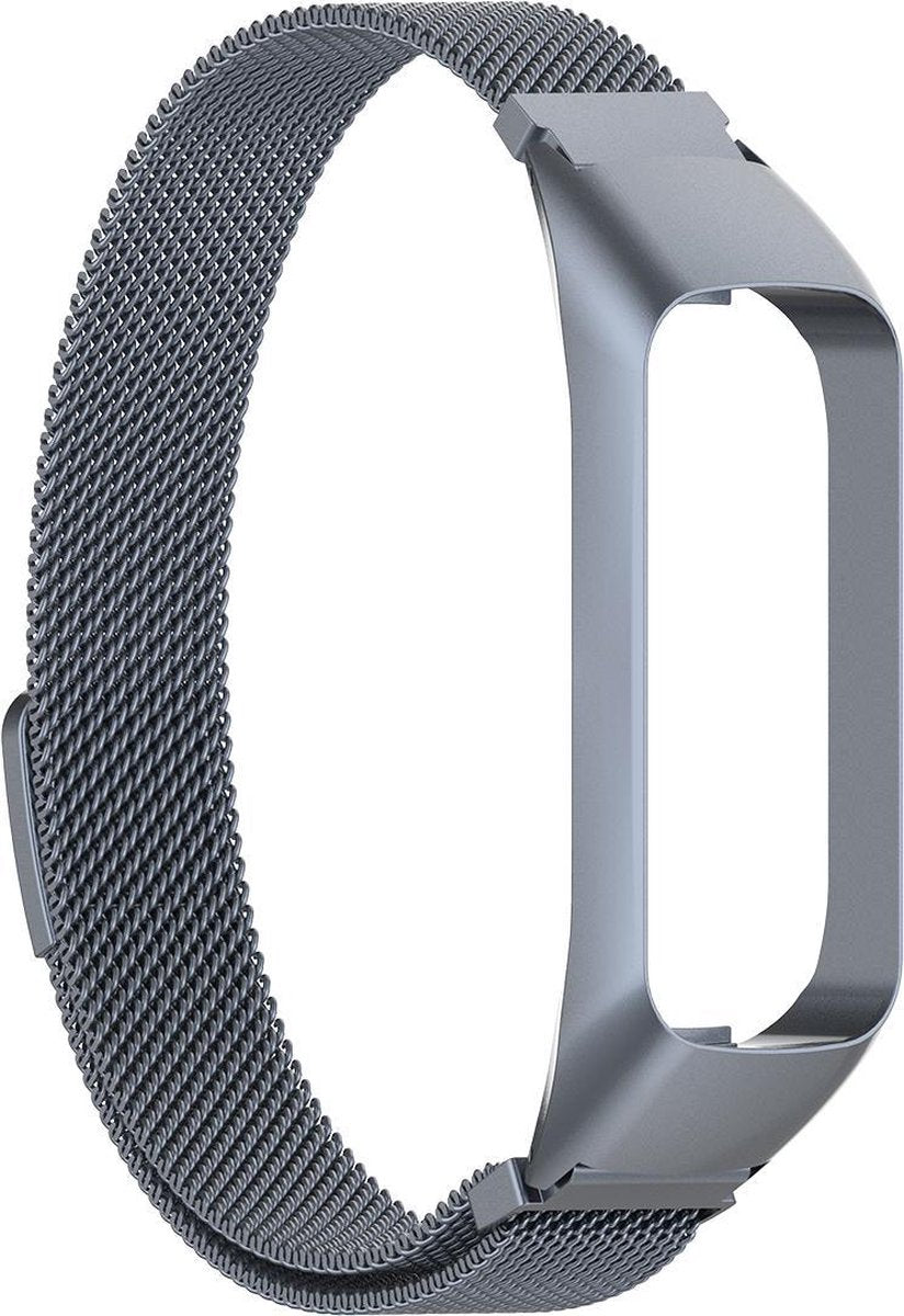 YONO Bandje geschikt voor Galaxy Fit 2 – Milanees – Grijs