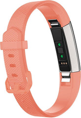 YONO Siliconen Bandje geschikt voor Fitbit Alta (HR) - Oranje - Large