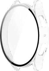 YONO Bumper geschikt voor Samsung Galaxy Watch 6 - 44mm - Screen Protector Hoesje - Full Cover Case - Transparant