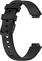 YONO Siliconen Bandje geschikt voor Fitbit Inspire 3 - Zwart - Large