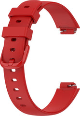 YONO Siliconen Bandje geschikt voor Fitbit Inspire 3 - Rood - Large