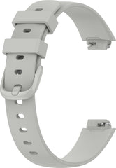 YONO Siliconen Bandje geschikt voor Fitbit Inspire 3 - Grijs - Small