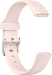 YONO Siliconen Bandje geschikt voor Fitbit Luxe - Lichtroze - Large