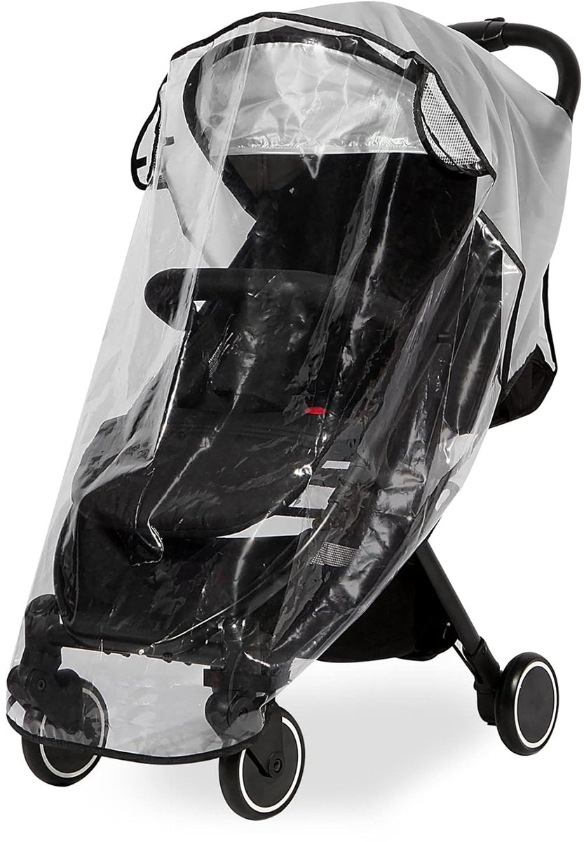 YONO Regenhoes Kinderwagen Universeel - Buggy Hoes - Wandelwagen - Transparant