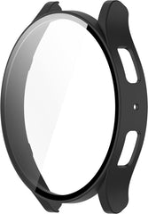 YONO Bumper geschikt voor Samsung Galaxy Watch 6 - 44mm - Screen Protector Hoesje - Full Cover Case - Zwart
