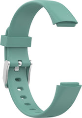 YONO Siliconen Bandje geschikt voor Fitbit Luxe - Leisteen - Large