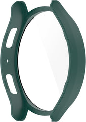 YONO Bumper geschikt voor Samsung Galaxy Watch 6 - 44mm - Screen Protector Hoesje - Full Cover Case - Donkergroen