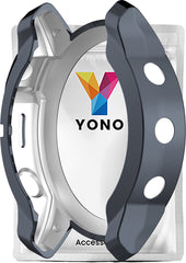 YONO Bumper geschikt voor Garmin Fenix 7S - Siliconen Hoesje - Bescherming Case - Donkergrijs