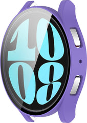 YONO Bumper geschikt voor Samsung Galaxy Watch 6 - 40mm - Screen Protector Hoesje - Full Cover Case - Lichtpaars