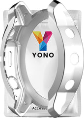 YONO Bumper geschikt voor Garmin Fenix 7S - Siliconen Hoesje - Bescherming Case - Zilver