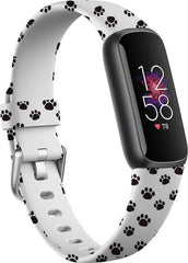 YONO Siliconen Bandje geschikt voor Fitbit Luxe - Pootjes