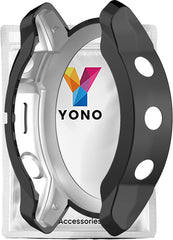 YONO Bumper geschikt voor Garmin Fenix 7S - Siliconen Hoesje - Bescherming Case - Zwart