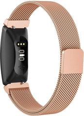 YONO Bandje geschikt voor Fitbit Inspire/HR/2 - Milanees - Rose Gold - Small