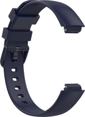 YONO Siliconen Bandje geschikt voor Fitbit Inspire 3 - Donkerblauw - Small
