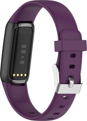 YONO Siliconen Bandje geschikt voor Fitbit Luxe - Paars - Large