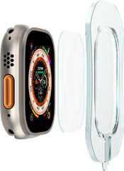 YONO Screen Protector Glas geschikt voor Apple Watch Ultra (49 mm) - Scherm Folie Bescherming - Transparant