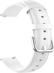 YONO Bandje geschikt voor Samsung Galaxy Watch 5 - Vacca Leer - Wit