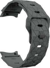 YONO Hexagon Bandje 20mm - Horlogebandje geschikt voor Samsung Galaxy Watch 7/6/5/4 (40/43/44/47mm Classic & Pro) - Donkergrijs