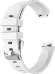 YONO Bandje geschikt voor Fitbit Inspire - HR - 2 - Siliconen - Wit - Large