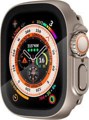 YONO Screen Protector Bumper geschikt voor Apple Watch Ultra (49mm) - Full Cover Case - Hoesje - Champagne