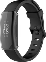 YONO Bumper geschikt voor Fitbit Inspire 3 – Siliconen Case – Screenprotector Hoesje – Transparant