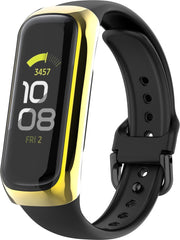 YONO Bumper geschikt voor Galaxy Fit 2 – Siliconen Case – Screenprotector Hoesje – Goud