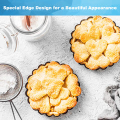 YONO Tartelettevormen 8 cm - 8 Stuks