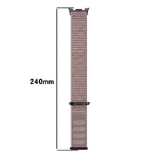 YONO Bandje Samsung Galaxy Watch 8 - 40/44mm - Classic - Nylon - Lichtroze